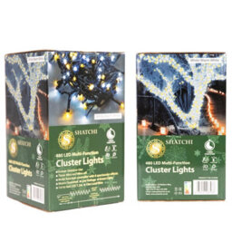 Shatchi 480 Christmas Tree Cluster Warm And Cool White Lights Multifunction 8 Light Modes - thumbnail 7