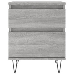 Berkfield Bedside Cabinets 2 Pcs Grey Sonoma 40X35X50 Cm Engineered Wood - thumbnail 6