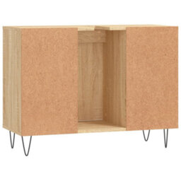 Berkfield Bathroom Cabinet Sonoma Oak 80X33X60 Cm Engineered Wood - thumbnail 8