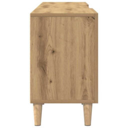 Berkfield Tv Stand In Artisan Oak - 150X30X50 Cm - Made Of Engineered Wood - thumbnail 8