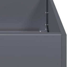 Berkfield Modern Planter Anthracite 80X80X40 Cm Cold-Rolled Steel - thumbnail 7