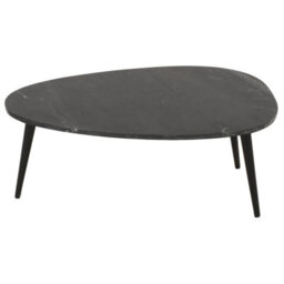 Buttercup Farm Opal Coffee Table With Black Marble Top & Metal Legs - - L60 X W90 X H35 Cm - thumbnail 5