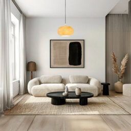 Happy Homewares Amber Tinted Alabaster Glass Pendant Shade With Marble Effect Finish - thumbnail 7