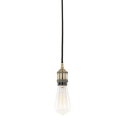 Luminosa Lighting Luminosa Modern Hanging Pendant Lamp Holders Antique Bronze 1 Light , E27 - thumbnail 1