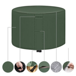 Green Garden Tablecloth - 142 X 68 Cm, Waterproof Cover For Furniture, Protection Outdoor Table And Chairs - thumbnail 1