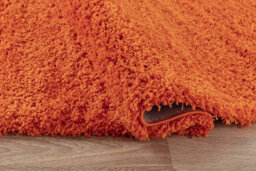 Modern Extra Large Small Soft 5Cm Shaggy Non Slip Bedroom Living Room Carpet Runner Area Rug - Orange 120 X 170 Cm - thumbnail 3