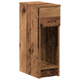 Berkfield Bedside Cabinet With Drawer Old Wood 20X36X60 Cm - thumbnail 2