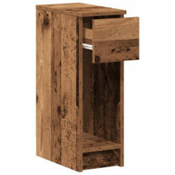 Berkfield Bedside Cabinet With Drawer Old Wood 20X36X60 Cm - thumbnail 5