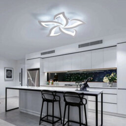 Modern Led Ceiling Light 5-Heads Chandeliers Lamp 6500K Bedroom Living Room 60Cm - thumbnail 4