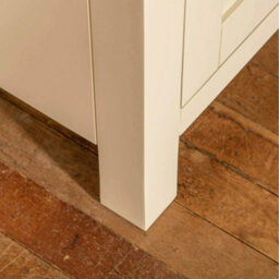 Farro Cream Mini Sideboard Fully Assembled - Painted With Oak Top By Roseland Furniture - thumbnail 8