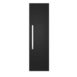 Rinse Bathrooms 1200mm Tall Bathroom Cupboard Storage Cabinet Wall Mounted Matte Black Painted + 2 Adjustable Shelves Flat Packed - thumbnail 1