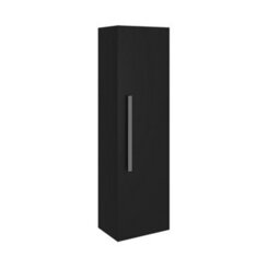 Rinse Bathrooms 1200mm Tall Bathroom Cupboard Storage Cabinet Wall Mounted Matte Black Painted + 2 Adjustable Shelves Flat Packed - thumbnail 2