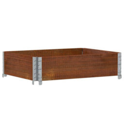 Berkfield Garden Planter Brown 80X60 Cm Solid Wood Pine - thumbnail 2