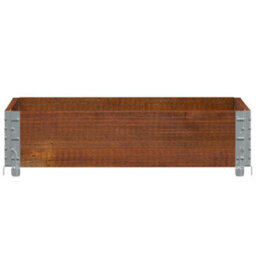 Berkfield Garden Planter Brown 80X60 Cm Solid Wood Pine - thumbnail 3