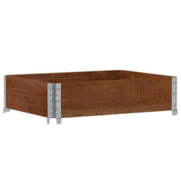 Berkfield Garden Planter Brown 80X60 Cm Solid Wood Pine - thumbnail 5