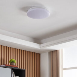 Eglo Approdo Steel & Plastic Led Ceiling Light, White - thumbnail 1