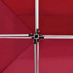 Walplus Professional Folding Party Tent Garden Gazebo Canopy Aluminium 4.5X3 M Wine Red - thumbnail 6