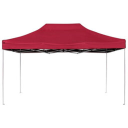 Walplus Professional Folding Party Tent Garden Gazebo Canopy Aluminium 4.5X3 M Wine Red - thumbnail 2