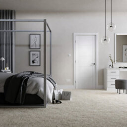 Lpd Vancouver Unglazed Modern White Internal Chipboard Fire Door, (H)1981mm (W)610mm (T)44mm - thumbnail 1