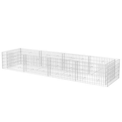 Berkfield Durable Gabion Raised Bed Steel 360X90X50 Cm - image 1