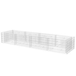 Berkfield Durable Gabion Raised Bed Steel 360X90X50 Cm - thumbnail 1