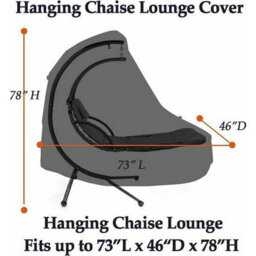 Hanging Chair Cover, Waterproof Garden Dustproof Cover For Lounge - thumbnail 4