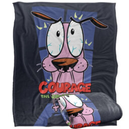 Courage The Cowardly Dog Silky Window Supersoft Blanket Multicoloured (152Cm X 127Cm) - thumbnail 2