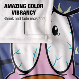 Courage The Cowardly Dog Silky Window Supersoft Blanket Multicoloured (152Cm X 127Cm) - thumbnail 4