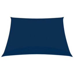 Berkfield Sunshade Sail Oxford Fabric Square 6X6 M Blue - thumbnail 2