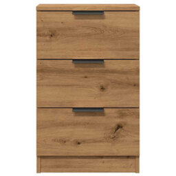 Berkfield Bedside Cabinet Artisan Oak 40X36X65 Cm Engineered Wood - thumbnail 5