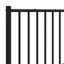 Berkfield Metal Headboard Black 193 Cm - thumbnail 6