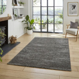 Charcoal Optical 3D Washable Modern Abstract Dining Room Bedroom & Living Room Rug-120Cm X 170Cm - thumbnail 2