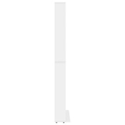 Berkfield Cd Cabinet White 102X16X177.5 Cm Engineered Wood - thumbnail 5