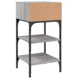 Berkfield Bedside Tables 2 Pcs Grey Sonoma 35X34.5X70 Cm Engineered Wood - thumbnail 7