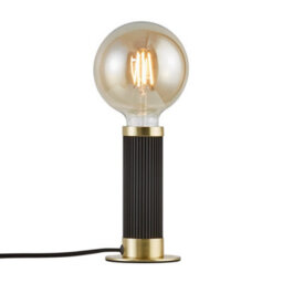Nordlux Galloway Indoor Table Lamp Black Metal E27 Retro - Mains Powered, Ip20 - thumbnail 1