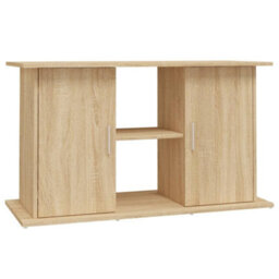 Walplus Sonoma Oak Aquarium Stand 101X41X58 Cm Engineered Wood - Fish Tank Cabinet - thumbnail 2
