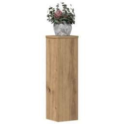 Walplus Plant Stand 2Pcs Artisan Oak 17X17X60 Cm Engineered Wood - thumbnail 3