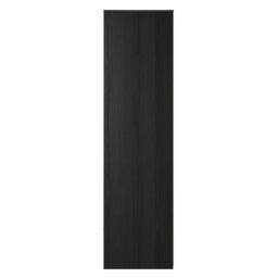 Ancona Ready Assembled Modern Matt Black Ash 2 Drawer Tall Double Wardrobe (H)1956mm (W)766mm (D)530mm - thumbnail 7