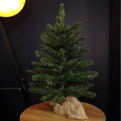 Samuel Alexander 60Cm Mini Richmond Christmas Tree In A Burlap Base With 72 Tips - image 1