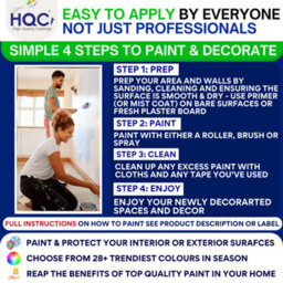Hqc Wood Paint - Weatherproof For Fences, Gates, Sheds & Furniture - Light Beige - 20L - thumbnail 7