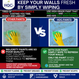 Hqc Wood Paint - Weatherproof For Fences, Gates, Sheds & Furniture - Light Beige - 20L - thumbnail 9