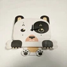 Wooden Animal Hand Crafted Cartoon Swinging Dog Wall Clock - thumbnail 4