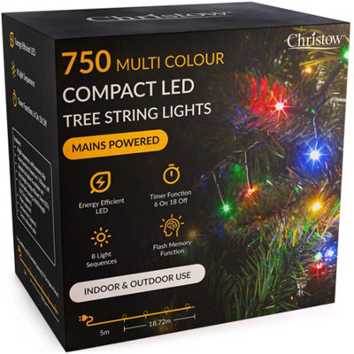 Christow Christmas Led Mains Operated String Lights - image 1