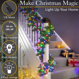 Christow Christmas Led Mains Operated String Lights - thumbnail 4