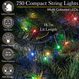 Christow Christmas Led Mains Operated String Lights - thumbnail 2