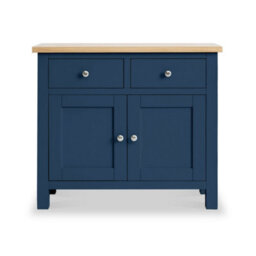 Farro Navy Small Sideboard Fully Assembled - By Roseland Furniture - thumbnail 4