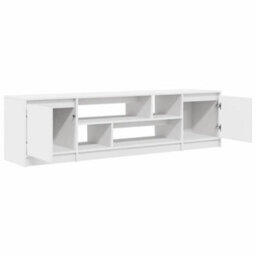 Berkfield Durable Tv Cabinet White 188.5X41X50 Cm Engineered Wood - thumbnail 5