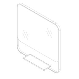 GoodHome Maza Matt Black Square Wall-Mounted Bathroom Mirror (H)60.5Cm (W)60.5Cm - thumbnail 8