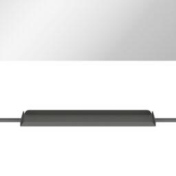 GoodHome Maza Matt Black Square Wall-Mounted Bathroom Mirror (H)60.5Cm (W)60.5Cm - thumbnail 6