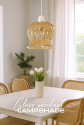Modern Copper Glass Light Shade 12Cm, Lampshades For Ceiling Lights, Reducer Rings Pendant Light Shade - thumbnail 3
